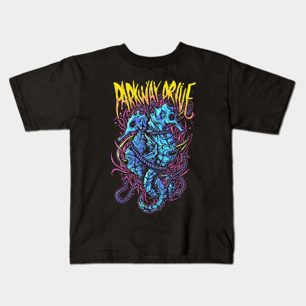 Vintage parkway drive animal Kids T-Shirt by PATTERNCOLORFUL